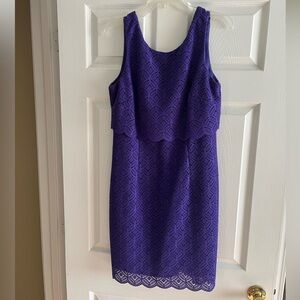 Laundry purple cocktail dress